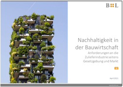  ESG und Nachhaltigkeit in der Bauwirtschaft Deutschland (Datenstand 2021, reduzierter Preis)